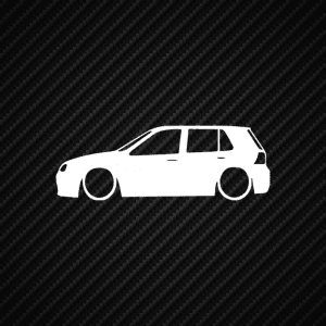 VW Mk4 Golf Vinyl Sticker Transfer Decal