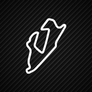 Bedford Track Outline Vinyl Sticker Transfer Decal