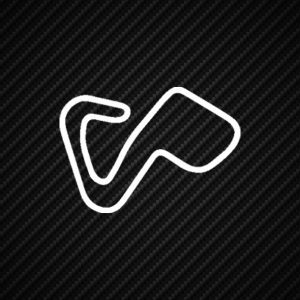 Brands Hatch Track Outline Vinyl Sticker Transfer Decal