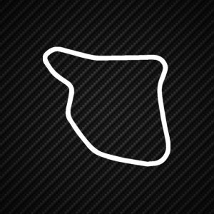 Goodwood Track Outline Vinyl Sticker Transfer Decal