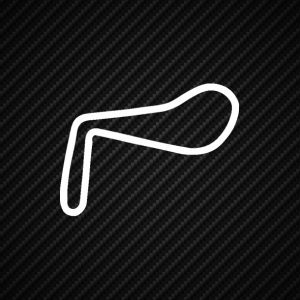 Lydden Hill Track Outline Vinyl Sticker Transfer Decal